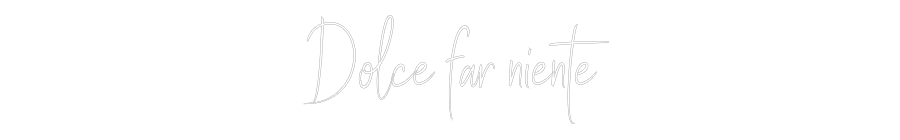 Custom Neon Sign Online Editor Dolce far ikke...