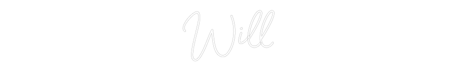 Custom Neon Sign Online Editor Will