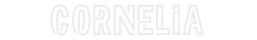 Custom Neon Sign Online Editor Cornelia