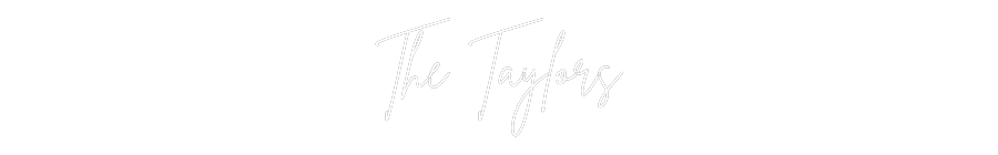 Custom Neon Sign Online Editor The Taylors