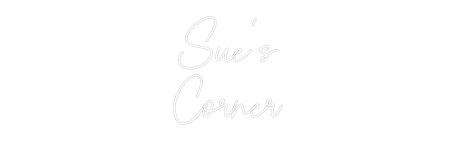 Custom Neon Sign Online Editor Sue’s
Corner