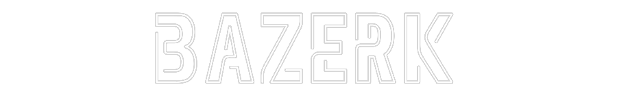 Custom Neon Sign Online Editor BAZERK