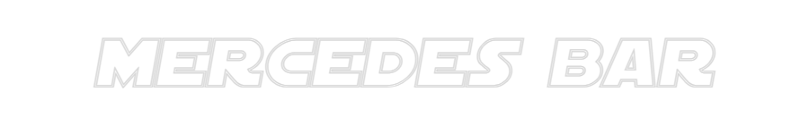 Editor online di insegne al neon personalizzate Mercedes Bar