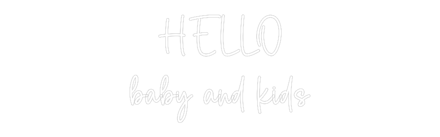 Custom Neon Sign Online Editor HELLO
baby a...