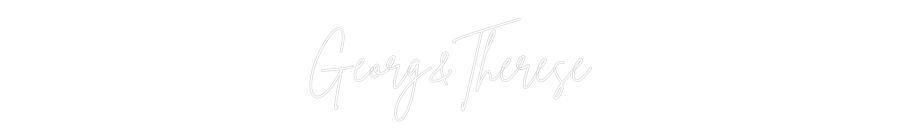 Custom Neon Sign Online Editor Georg&Therese
