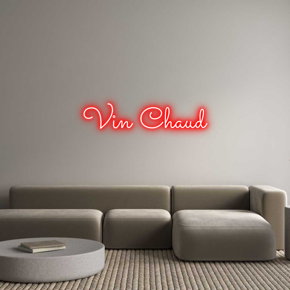 Custom Neon Sign Online Editor Vin Chaud