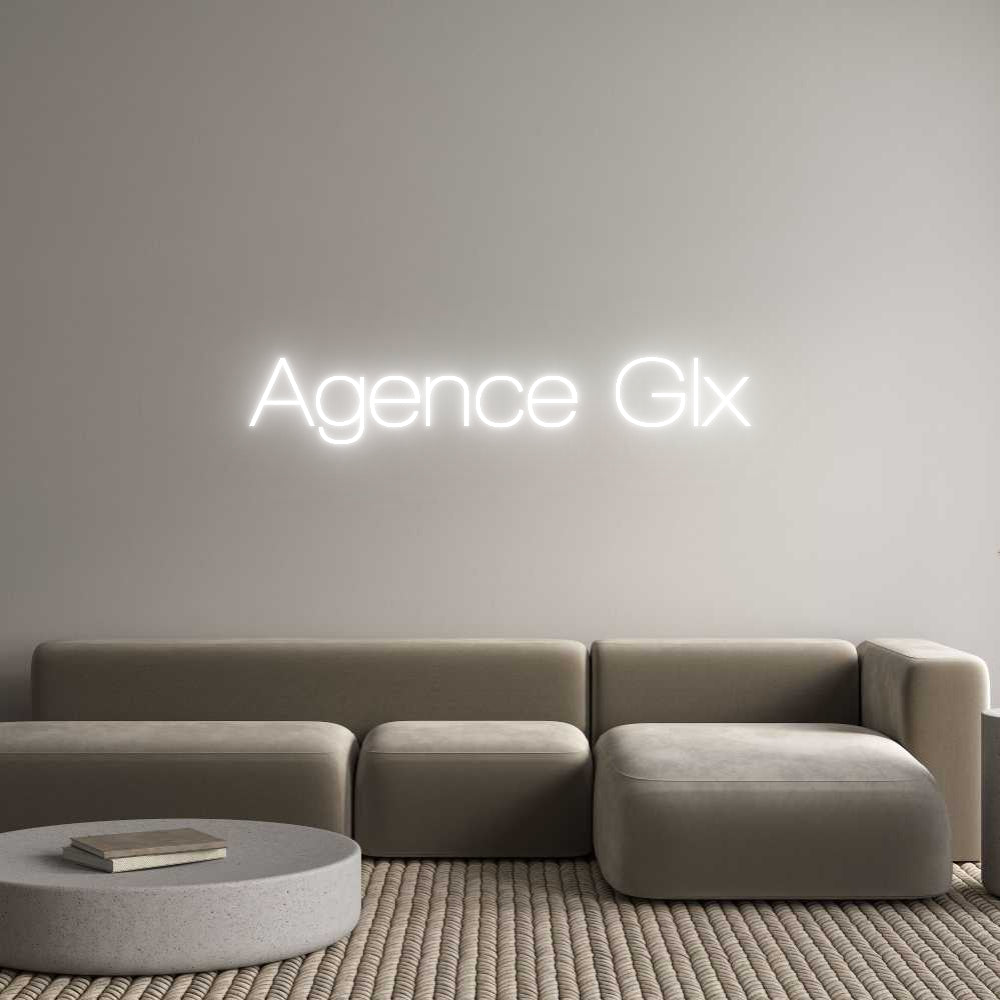 Custom Neon Sign Online Editor Agence Glx