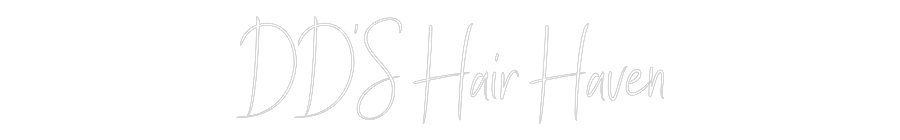 Benutzerdefinierte Neonzeichen Online-Editor DD'S Hair Haven