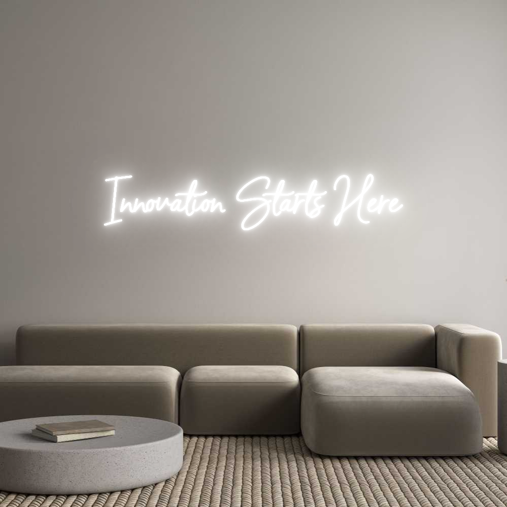 Custom Neon Sign Online Editor Innovation St...