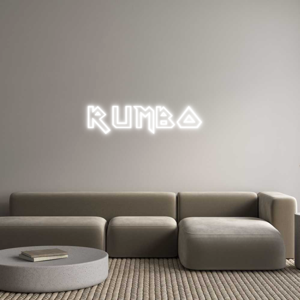 Custom Neon Sign Online Editor RUMBO