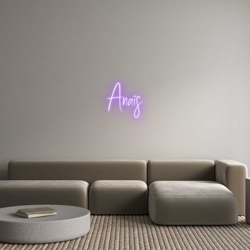 Custom Neon Sign Online Editor Anaïs