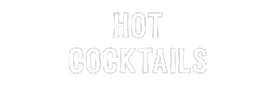 Editor online di insegne al neon personalizzate hot
cocktail