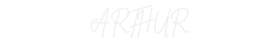 Custom Neon Sign Online Editor ARTHUR