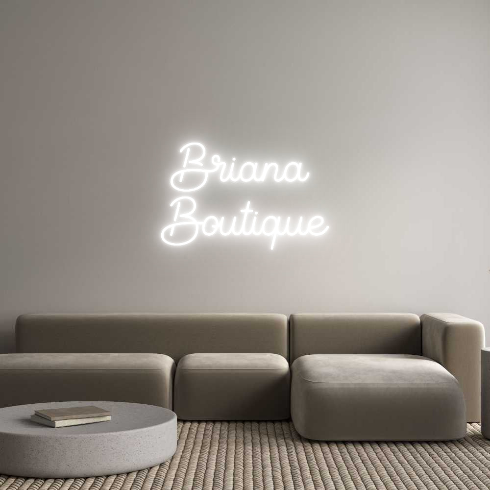 Custom Neon Sign Online Editor Briana 
Anfall...