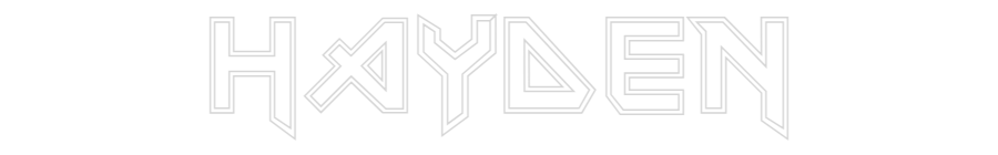 Custom Neon Sign Online Editor Hayden