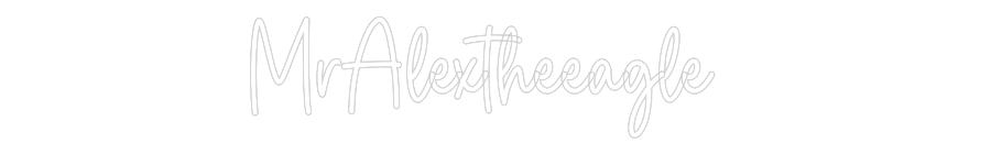 Custom Neon Sign Online Editor MrAlextheeagle
