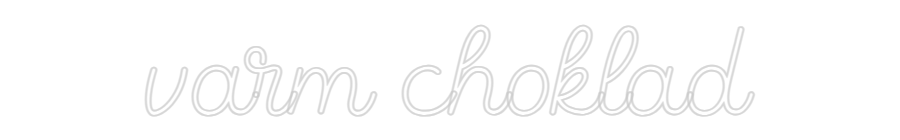 Custom Neon Sign Online Editor varm choklad