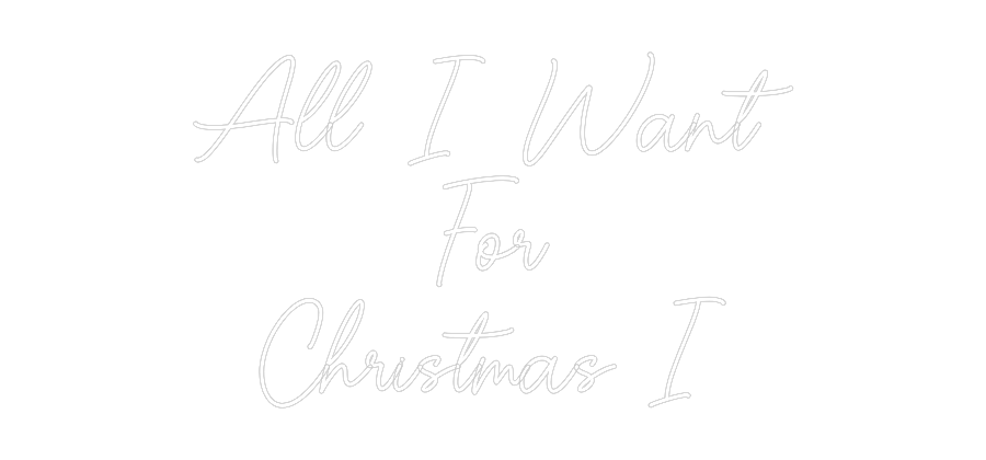 Mukautettu neonkylttiverkkoeditori All I Want
F...