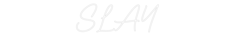 Editor online di insegne al neon personalizzate SLAY