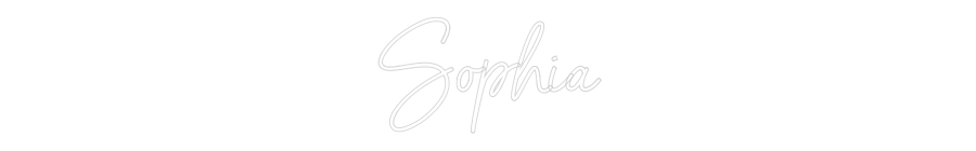 Custom Neon Sign Online Editor Sophia