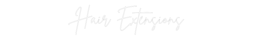 Editor online di insegne al neon personalizzate Extension per capelli...