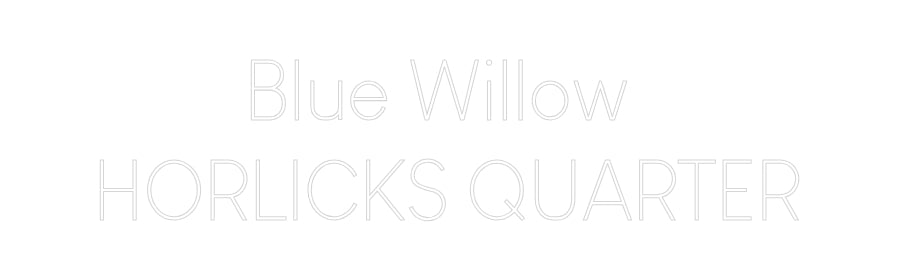 Editor on-line de letreiros neon personalizados Blue Willow ...