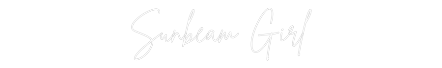 Editor en línea de letreros de neón personalizados Sunbeam Girl