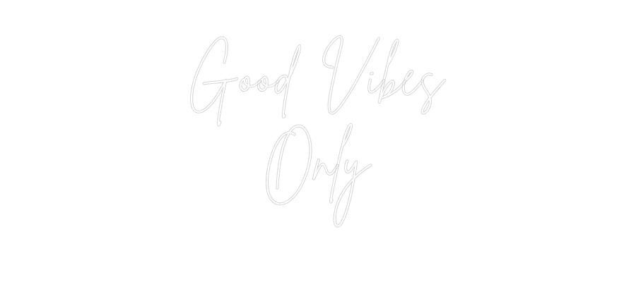 Editor online di insegne al neon personalizzate Good Vibes
Oh...