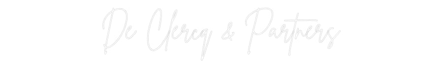 Custom Neon Sign Online Editor De Clercq & P...