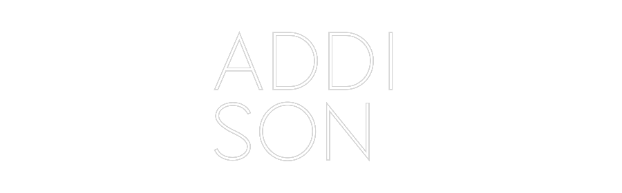 Custom Neon Sign Online Editor Addi
son