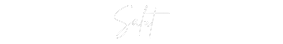 Custom Neon Sign Online Editor Salut