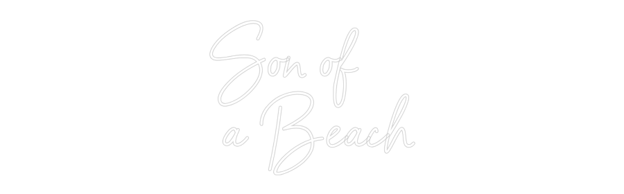 Custom Neon Sign Online Editor Søn af
 en være...