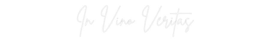 Custom Neon Sign Online Editor i Vino Veritas