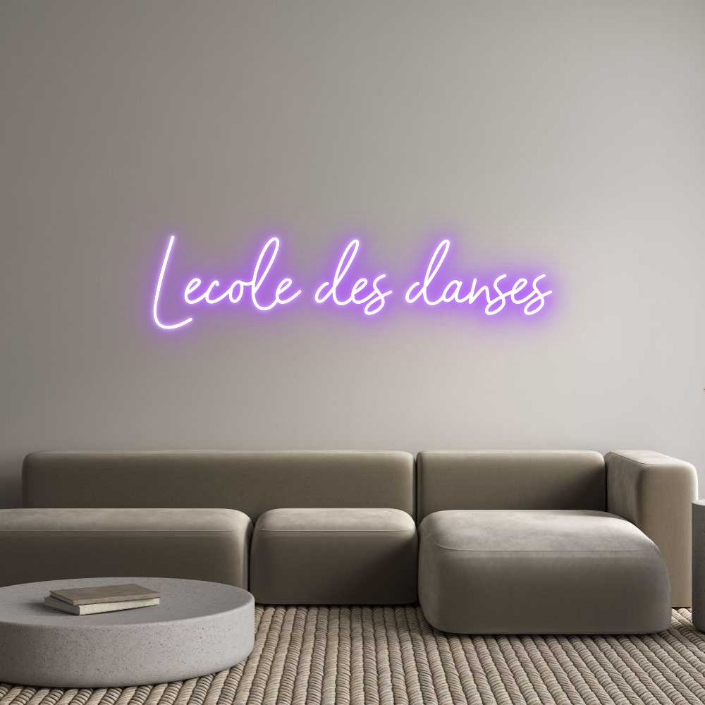 Custom Neon Sign Online Editor Lécole des da...