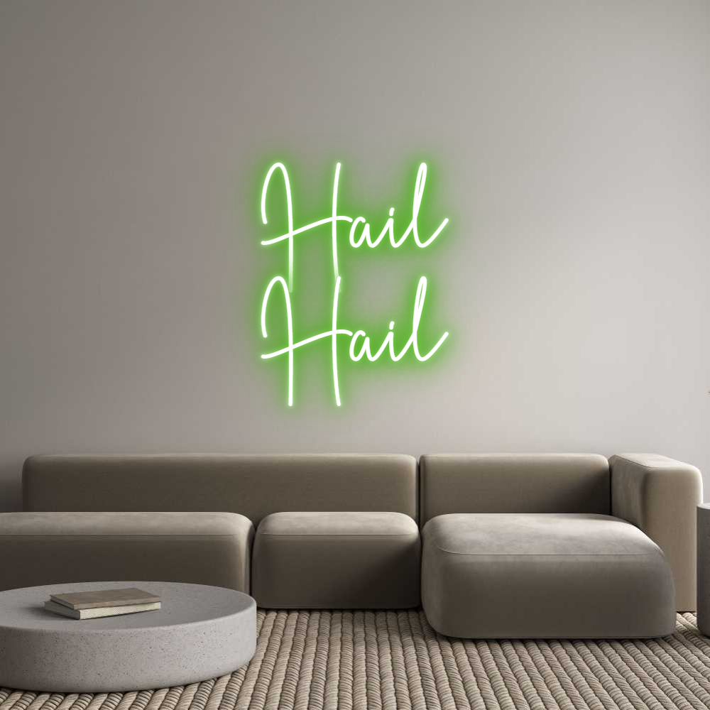 Custom Neon Sign Online Editor Hail
Hail