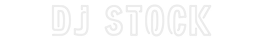 Editor online di insegne al neon personalizzate DJ STOCK