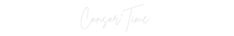 Custom Neon Sign Online Editor Consor’Time