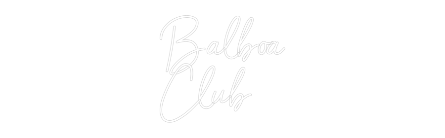 Custom Neon Sign Online Editor Balboa
Klub