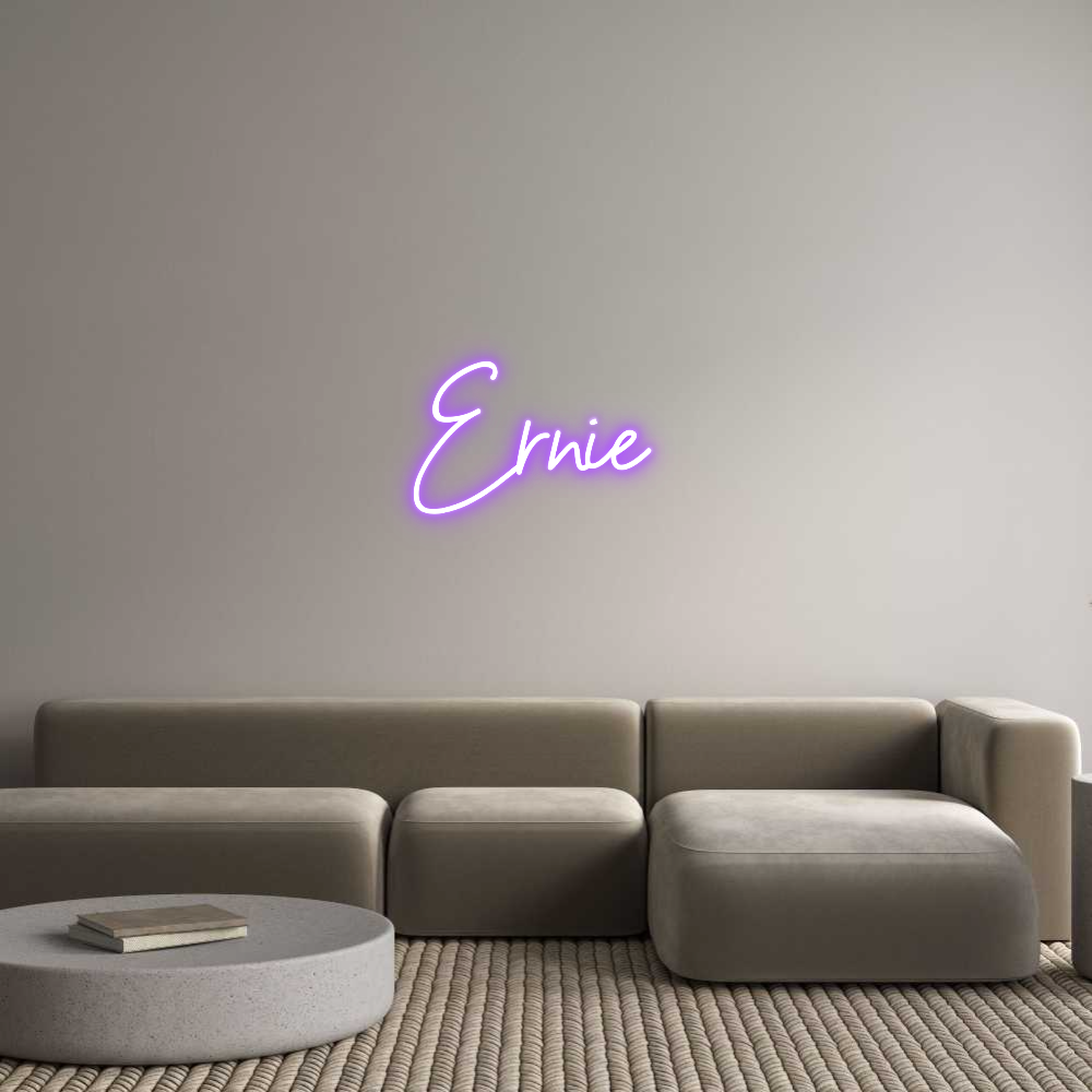 Custom Neon Sign Online Editor Ernie