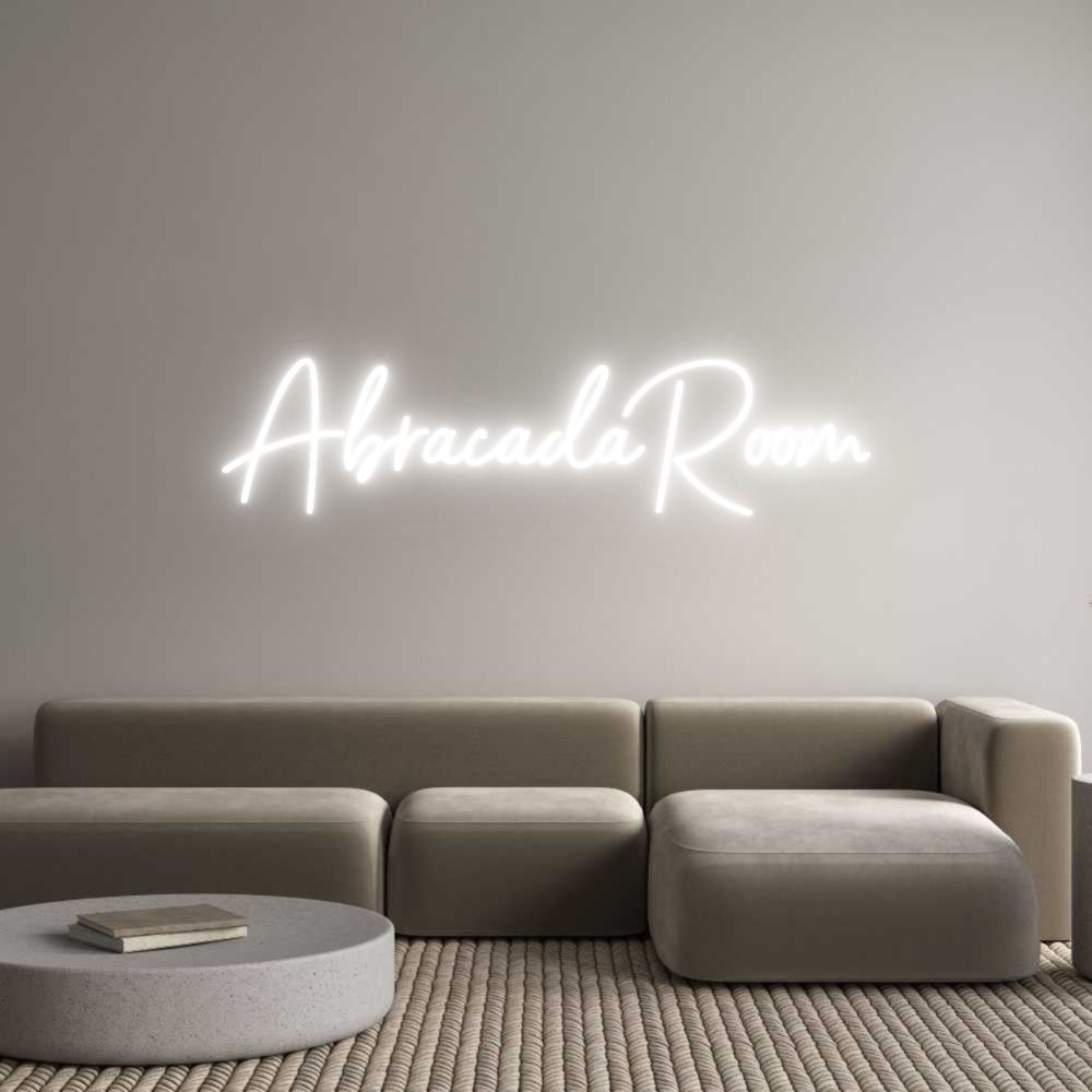 Custom Neon Sign Online Editor AbracadaRoom