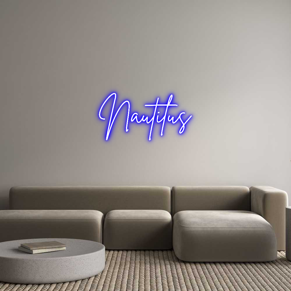 Custom Neon Sign Online Editor Nautilus