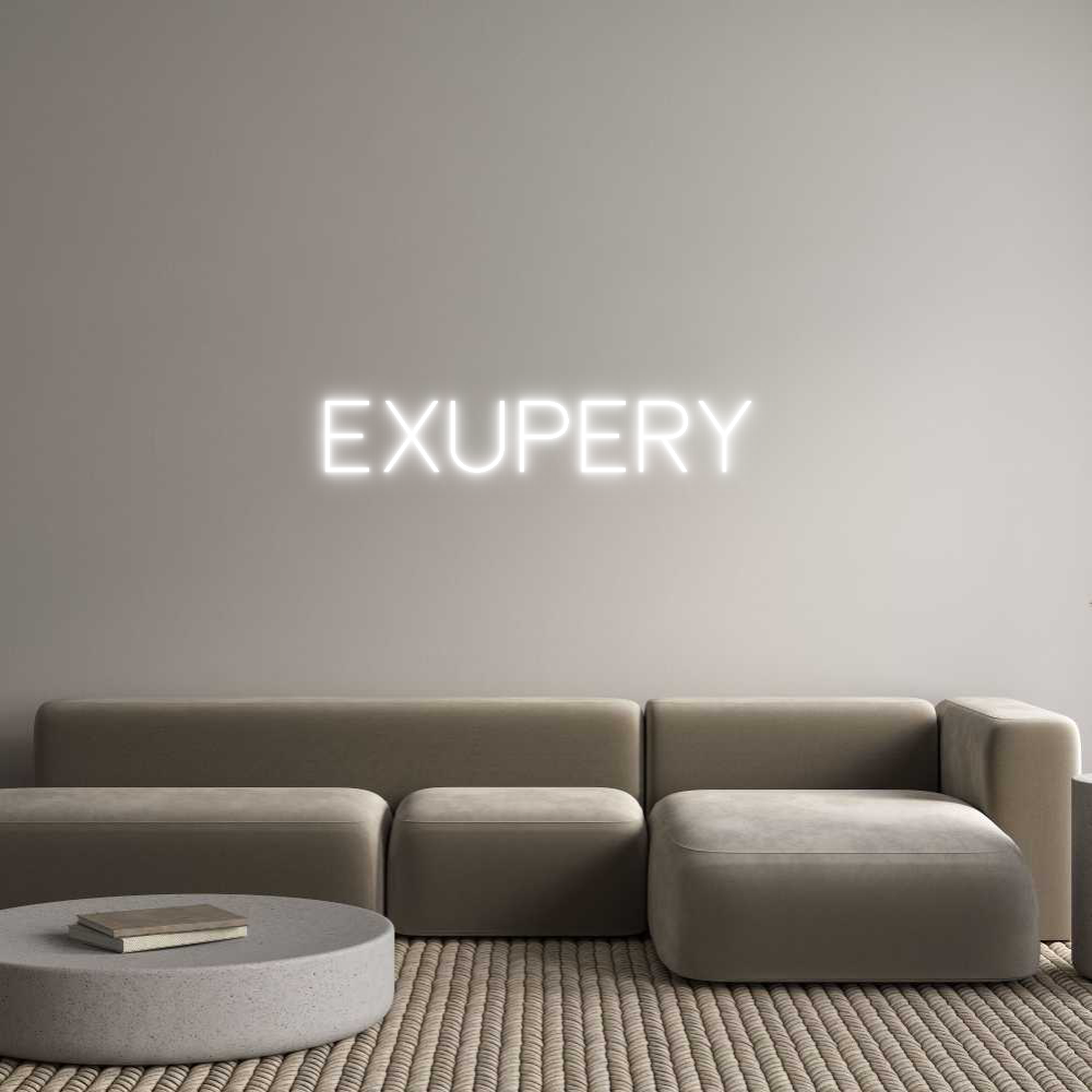 Custom Neon Sign Online Editor EXUPERY
