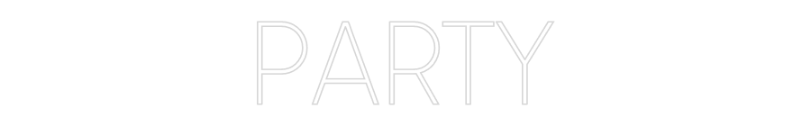 Custom Neon Sign Online Editor PARTY