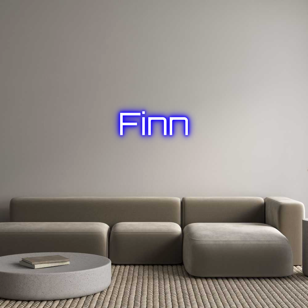Custom Neon Sign Online Editor Finn