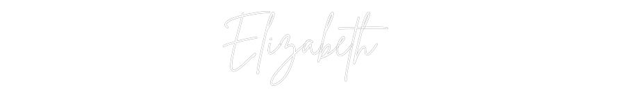Custom Neon Sign Online Editor Elizabeth