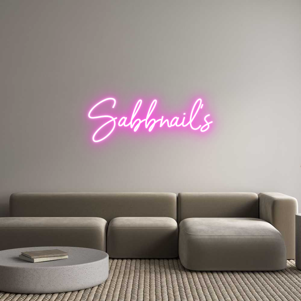 Custom Neon Sign Online Editor Sabbnail's