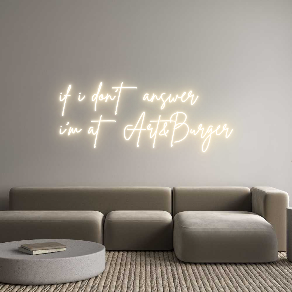 Custom Neon Sign Online Editor if i don't an...