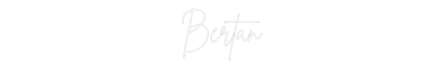 Custom Neon Sign Online Editor Bertan