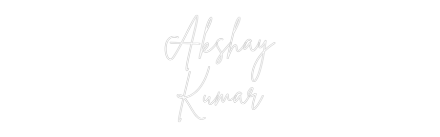 Custom Neon Sign Online Editor Akshay
Kumar