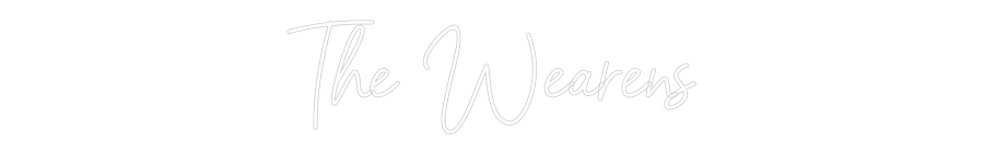 Custom Neon Sign Online Editor The Wearens